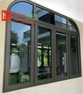 CỬA ĐI 4 CÁNH CONG