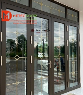 CỬA ĐI MỞ QUAY 4 CÁNH