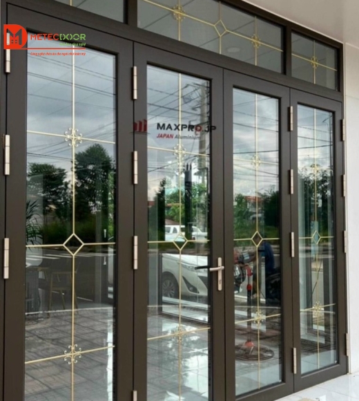 CỬA ĐI MỞ QUAY 4 CÁNH